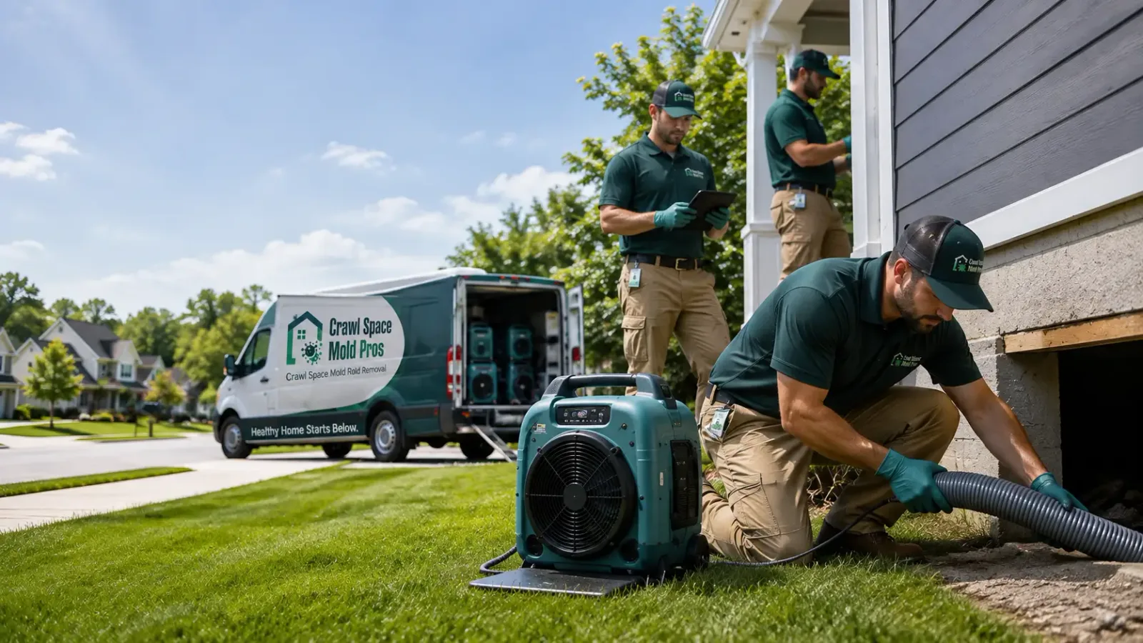 Crawl Space Mold Removal in Otis, MA